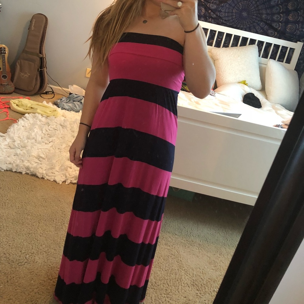 long gap maxi dress